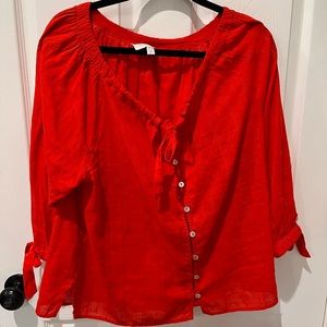 Cleobella Rylan blouse size medium
